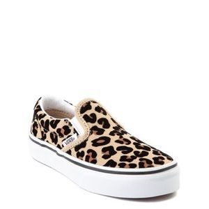 fuzzy slide on vans